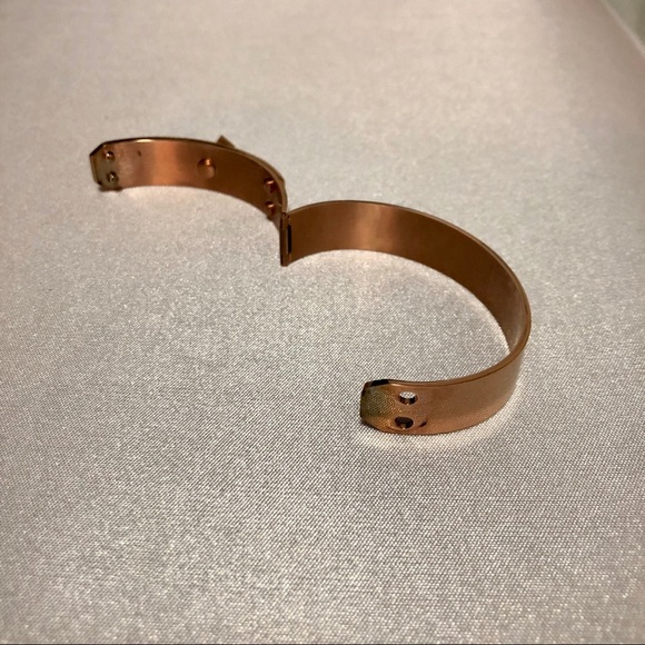 Rose gold lock kelly bracelet - Picture 4 of 7